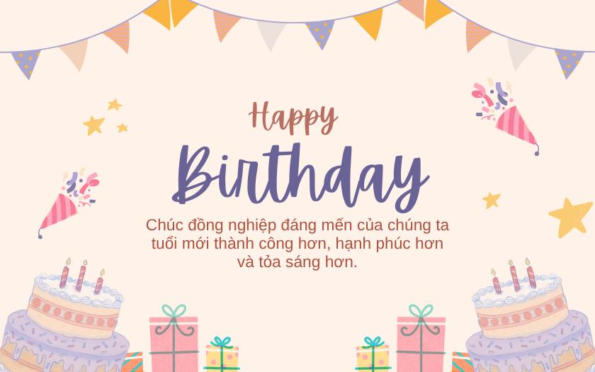 Bạn có thể sử dụng những lời chúc ngắn gọn nhưng vẫn ấn tượng