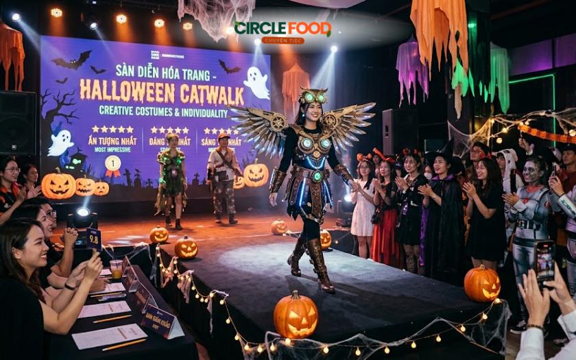 Sàn diễn hóa trang mùa halloween