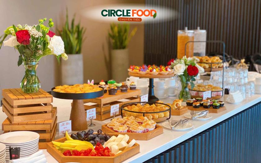 Dịch vụ tổ chức tiệc ngọt văn phòng trọn gói tại Circle Food