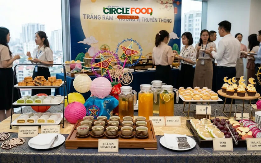 Hình ảnh minh họa cho set Teabreak Trăng Rằm