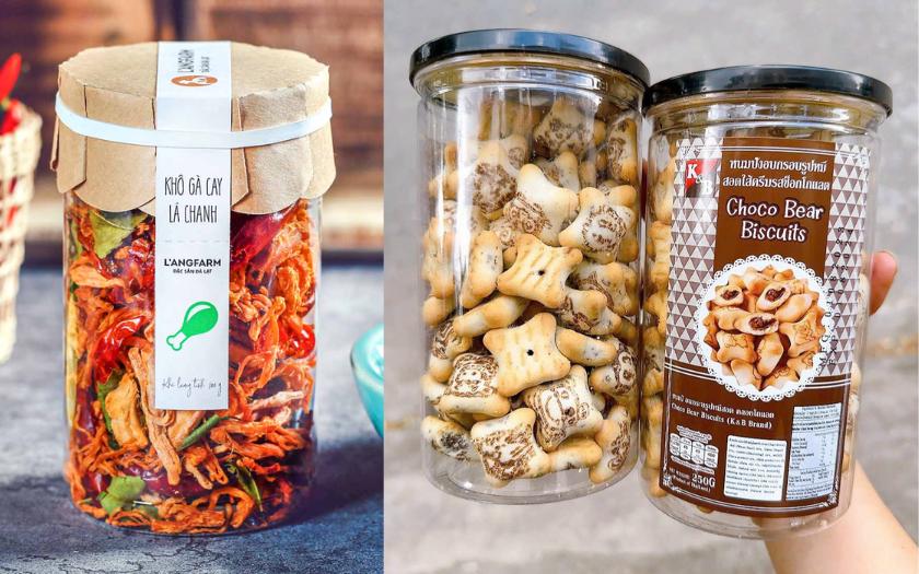 Khô gà, bánh gấu là các món ăn vặt “quốc dân”