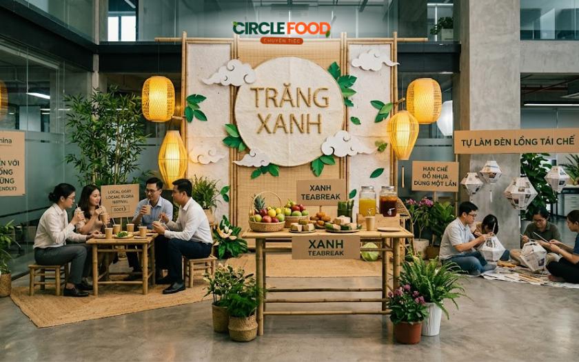 Không gian Trung thu xanh với vật liệu thân thiện môi trường tại doanh nghiệp
