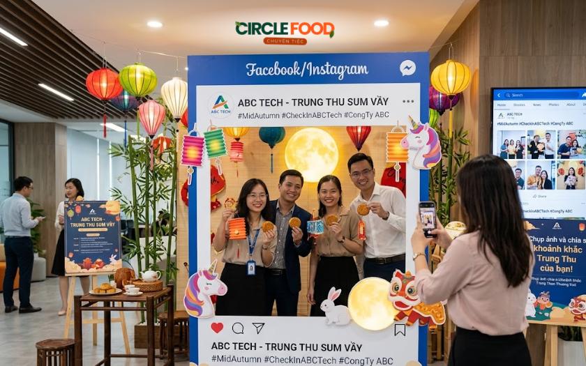 Khung chụp ảnh Facebook chủ đề Trung Thu phù hợp cho việc check-in