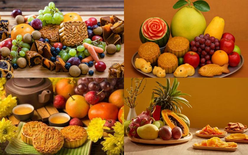 Mâm ngũ quả trung thu đơn giản cho đêm rằm đoàn viên ấm cúng