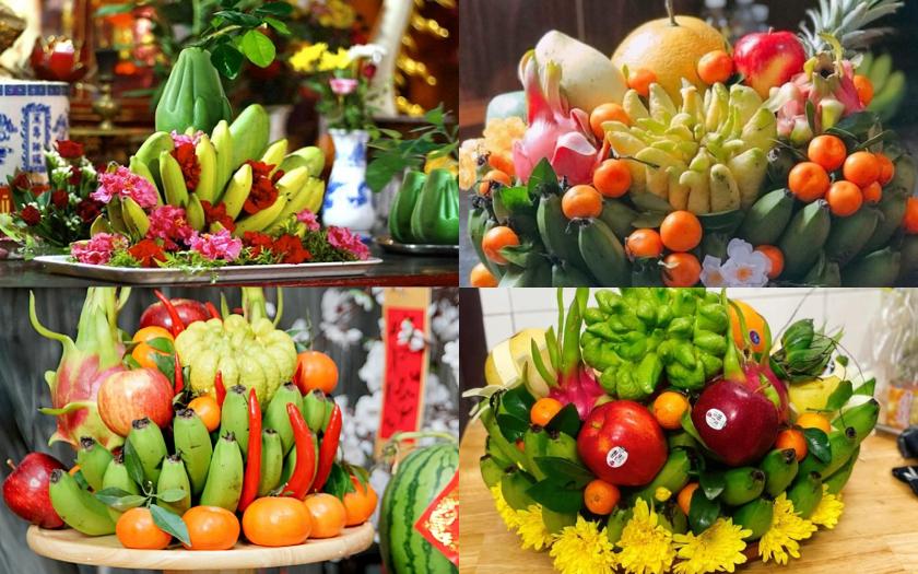 Sự trang trọng của mâm ngũ quả trung thu đơn giản theo lối cổ truyền 