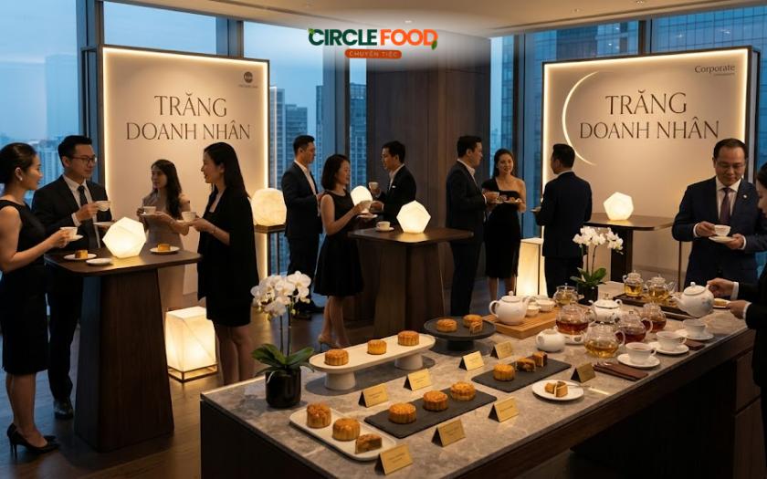 Tiệc trà Trung thu sang trọng dành cho doanh nhân và khách mời