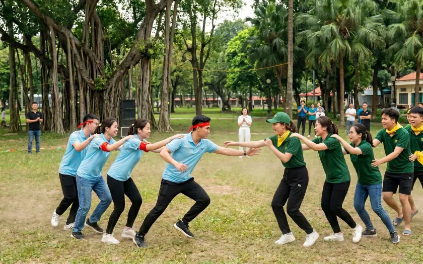 Cá voi săn mồi là hoạt động giải trí hấp dẫn, phù hợp cho các buổi team building 