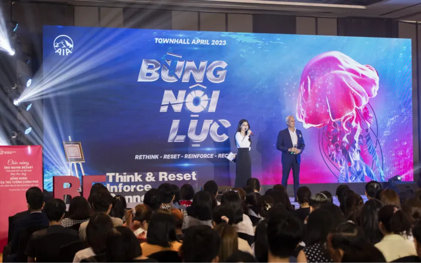 Concept của Town Hall Meeting nên thể hiện được nội dung cần truyền tải