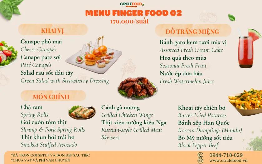 Menu Finger Food 02