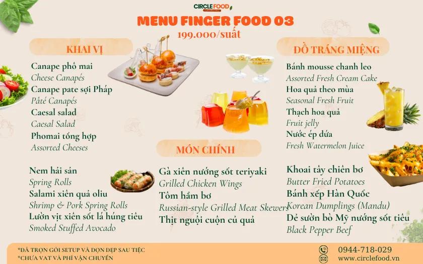 Menu Finger Food 03