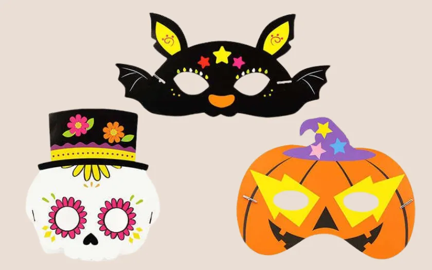 Mặt nạ Halloween với tạo hình kỳ bí giúp biến hóa diện mạo trong đêm hội