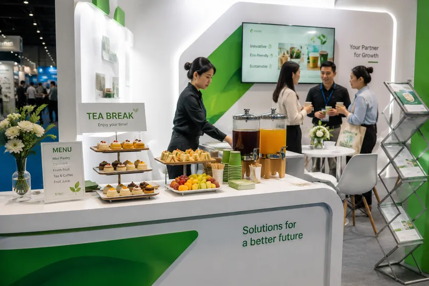 Teabreak tại gian hàng triển lãm