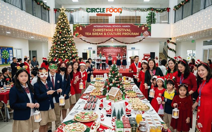 Tiệc tea break Giáng sinh cho trường học