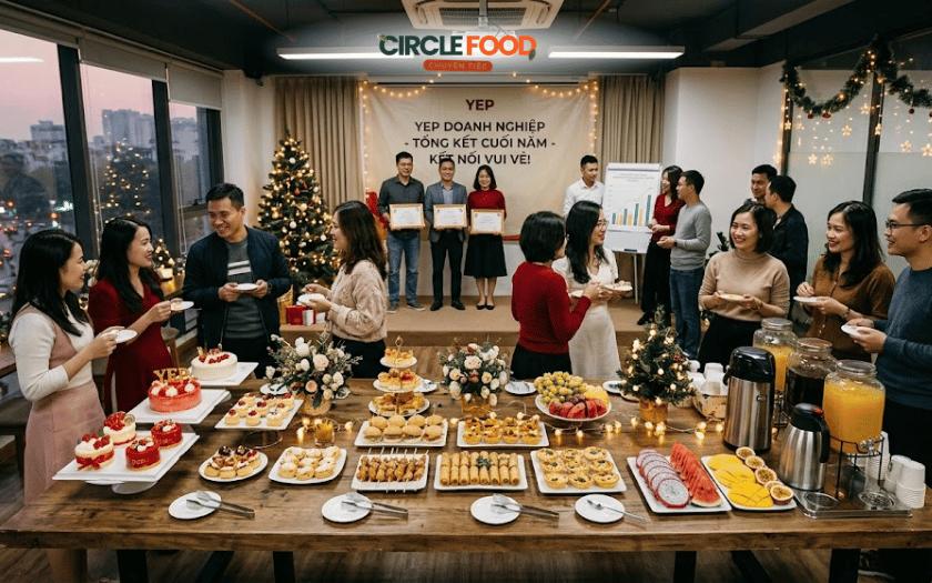 Tiệc tea break với quy mô nhỏ phù hợp cho công ty ít người
