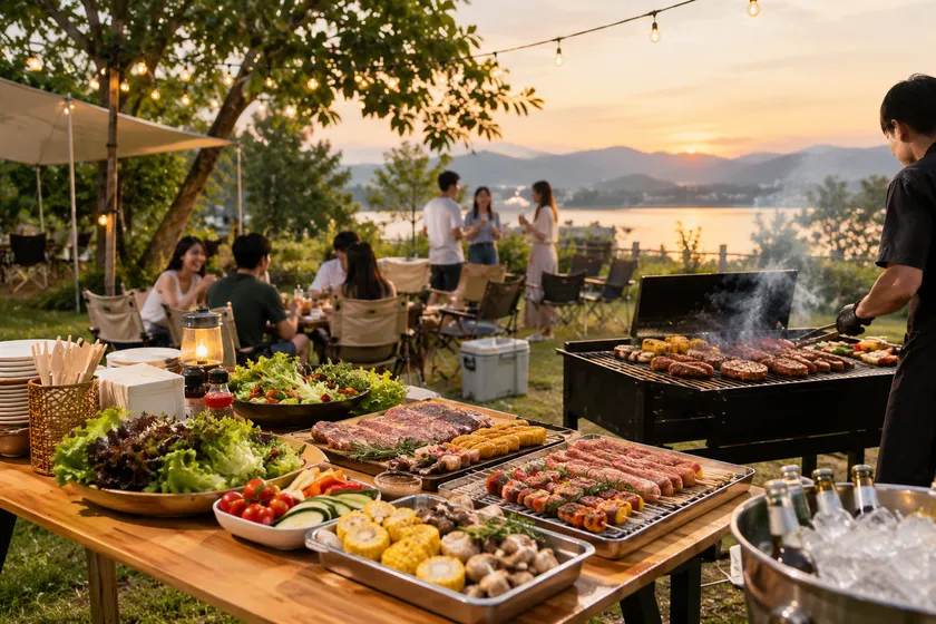 Để buổi BBQ ngoài trời diễn ra suôn sẻ, đừng quên chú ý chuẩn bị đủ thức ăn cho khách