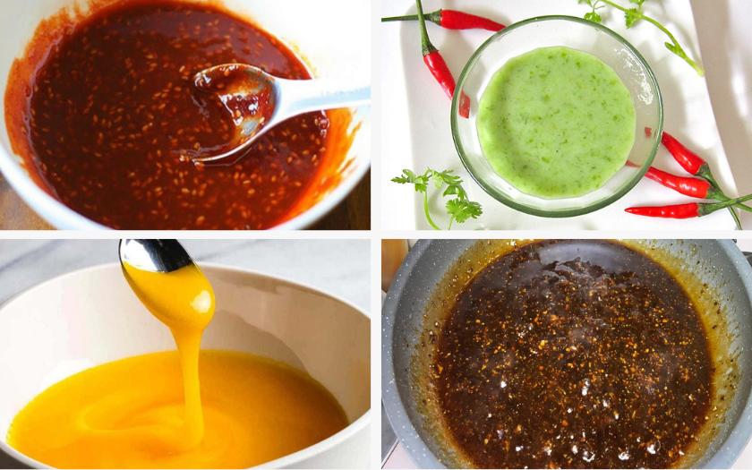 Các loại sốt chấm BBQ phổ biến