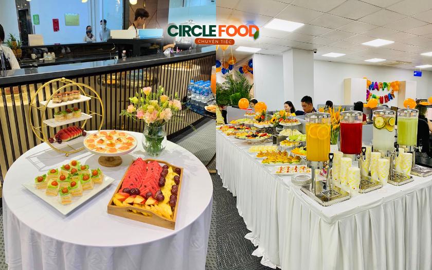 Lựa chọn kích thước và kiểu dáng bàn tiệc phù hợp với không gian