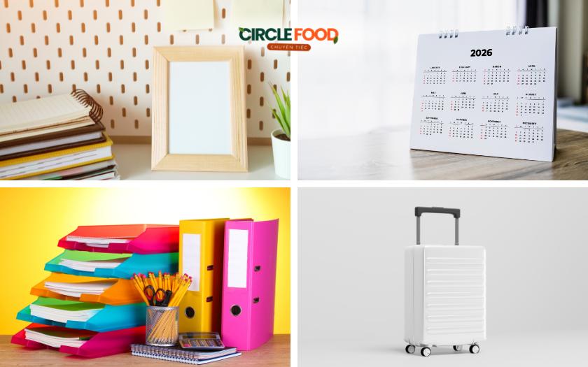 Phụ kiện bàn làm việc và vali du lịch làm quà 8/3