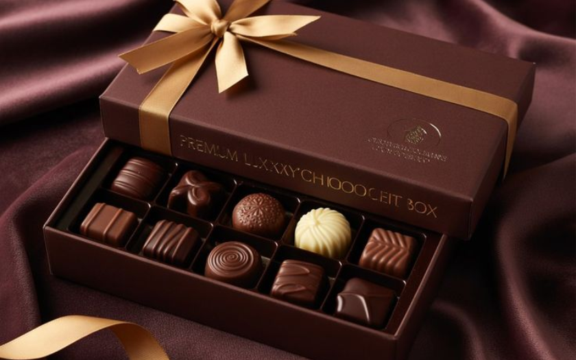 Bộ quà chocolate mang đến niềm vui cho khách hàng VIP trong ngày 8/3