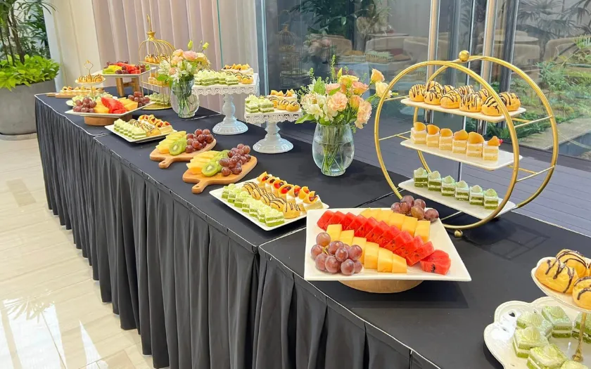 Tùy theo nhu cầu, Tea break có thể được sắp xếp theo nhiều cách khác nhau để thuận tiện