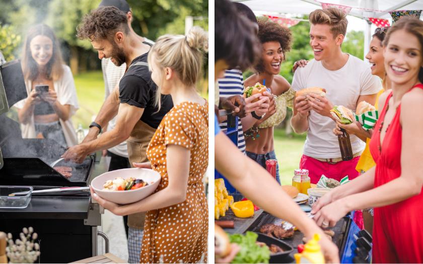 Tiệc BBQ phù hợp với các sự kiện không gian mở, đề cao tính tương tác