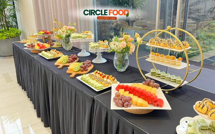 Tiệc Tea Break tổ chức tại nhà hàng khi cần không gian rộng rãi, thoải mái hơn