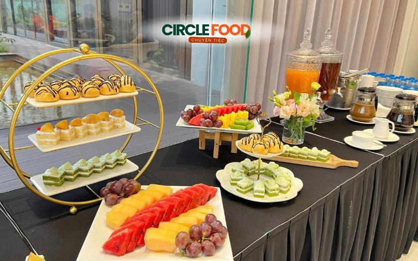 Quy tắc bài trí bàn tiệc ngọt văn phòng