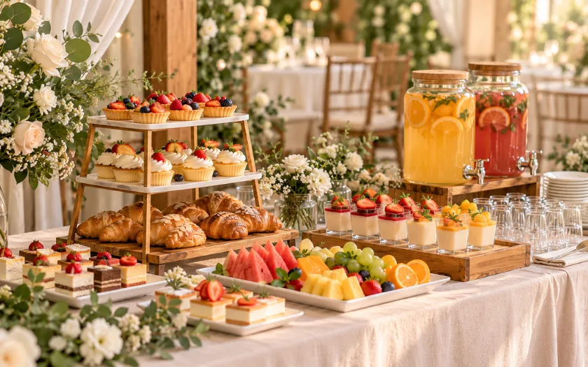 Đám cưới ít khách có thể tối ưu menu bằng các món ăn đơn giản