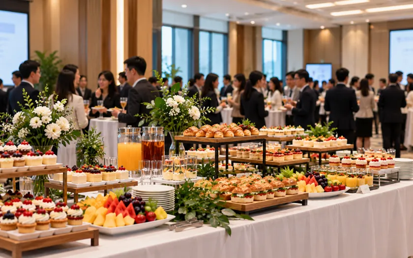 Số lượng khách trong hội thảo là yếu tố quan trọng cần cân nhắc khi chọn menu