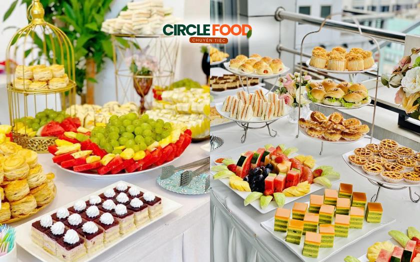 Tiệc ngọt văn phòng trên 50 người nên ưu tiên các menu đa dạng nhóm món